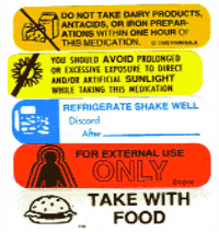 warning labels